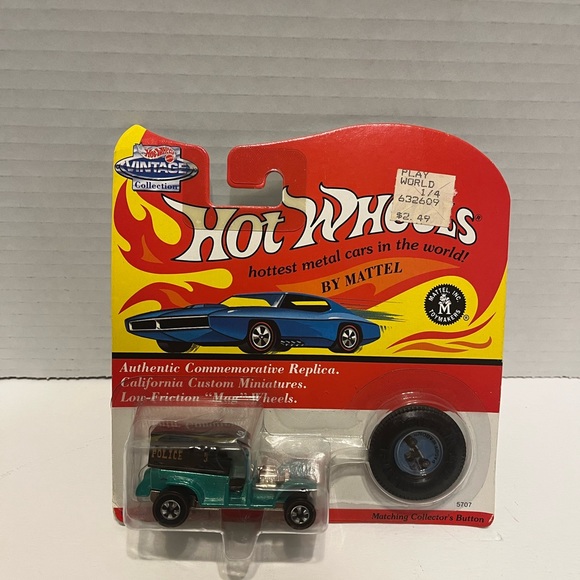 Vintage 1992 Hot Wheels Mattel Police Paddy Wagon NIP - Picture 1 of 5